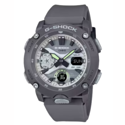 Casio G-Shock Hidden Glow Series GA-2000HD-8A Analog-Digital Grey Resin Band Men Watch